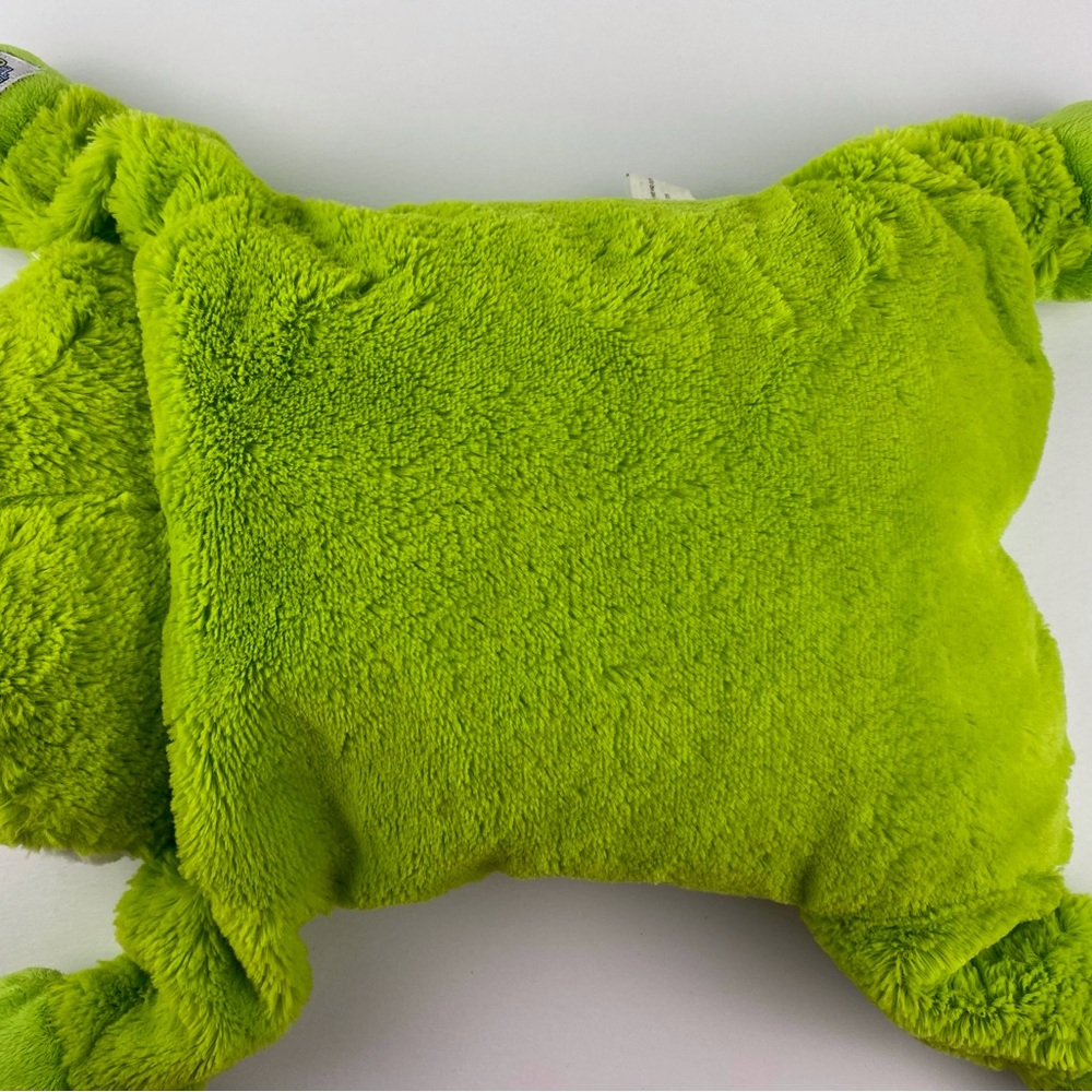 Wildkin Luggables frog backpack plush, 15" wearable stuffed frog with pocket - Picture 3 of 10